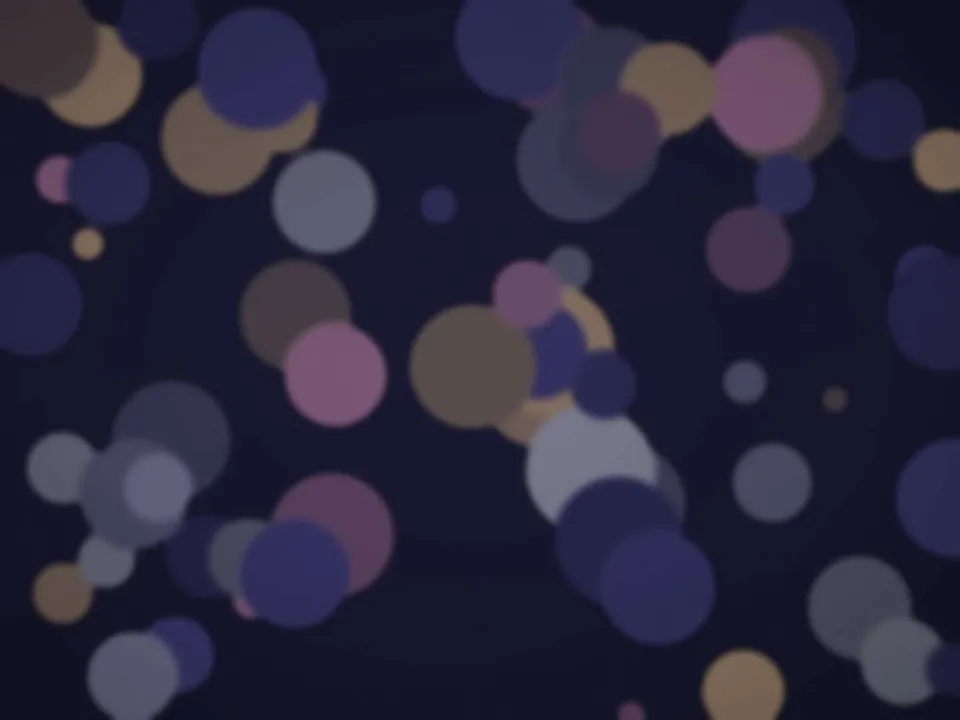 Lumières d'ambiance floues pendant un anniversaire