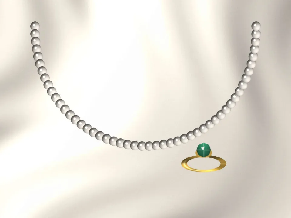 Bijoux en argent et en or portés ensemble