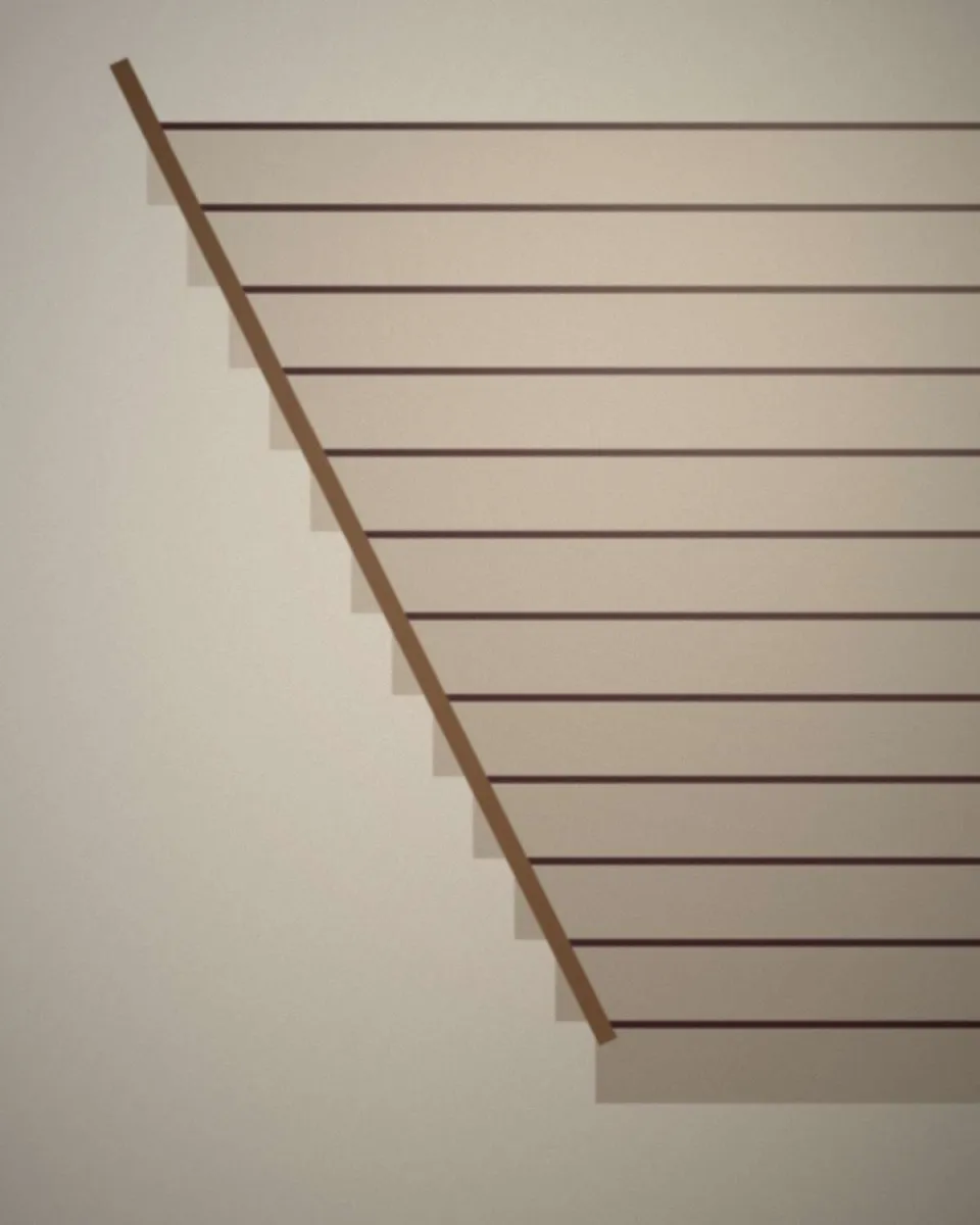 Escalier en bois et rampe de l'ancienne maison d'armateur