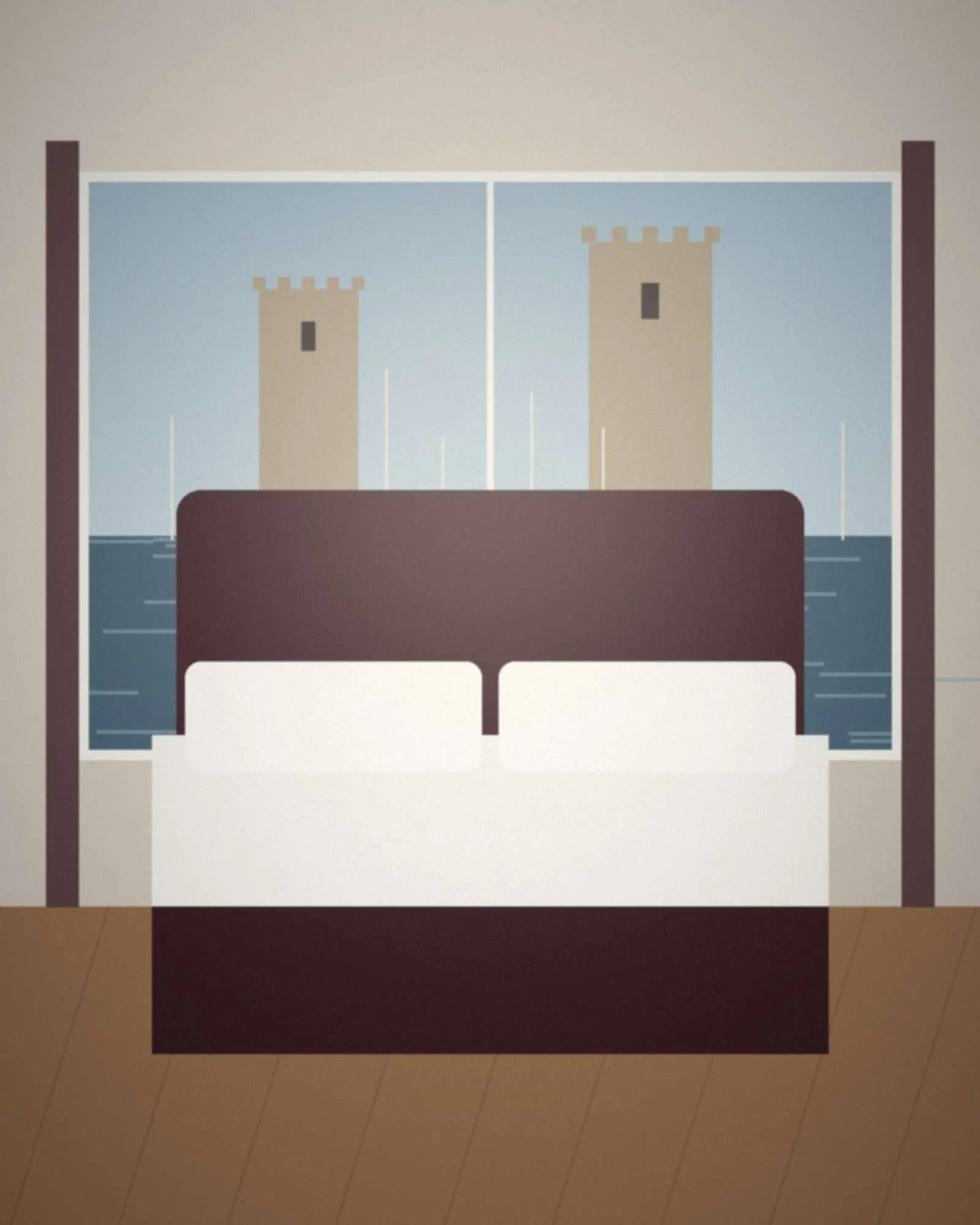 Aperçu du modèle de site Escale — Hôtel pour hôtel