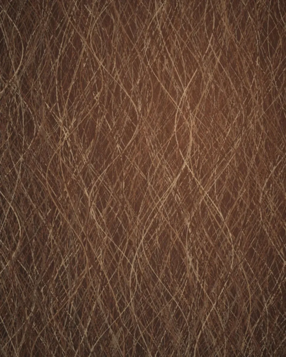 Mèche de cheveux ondulée sur fond clair