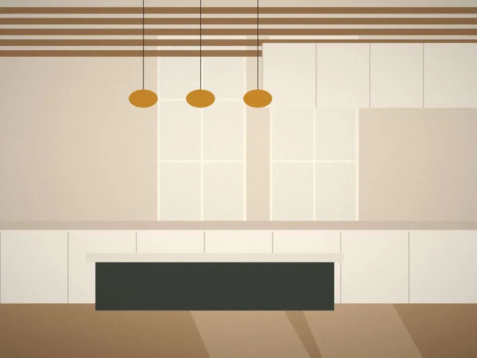 Cuisine ouverte sur le séjour