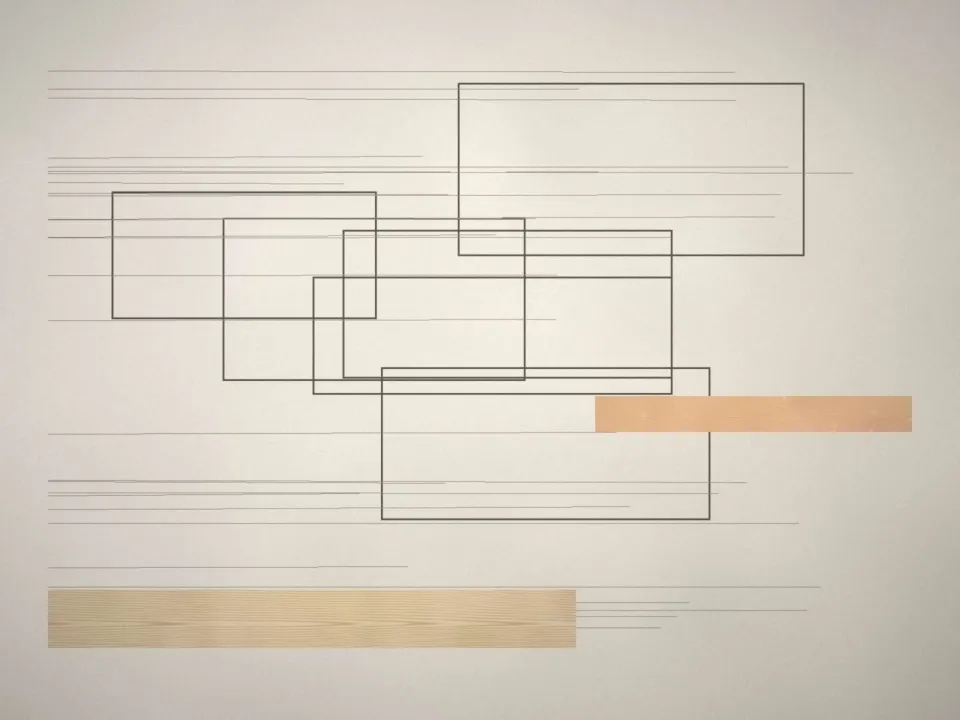 Croquis et plans d'un meuble
