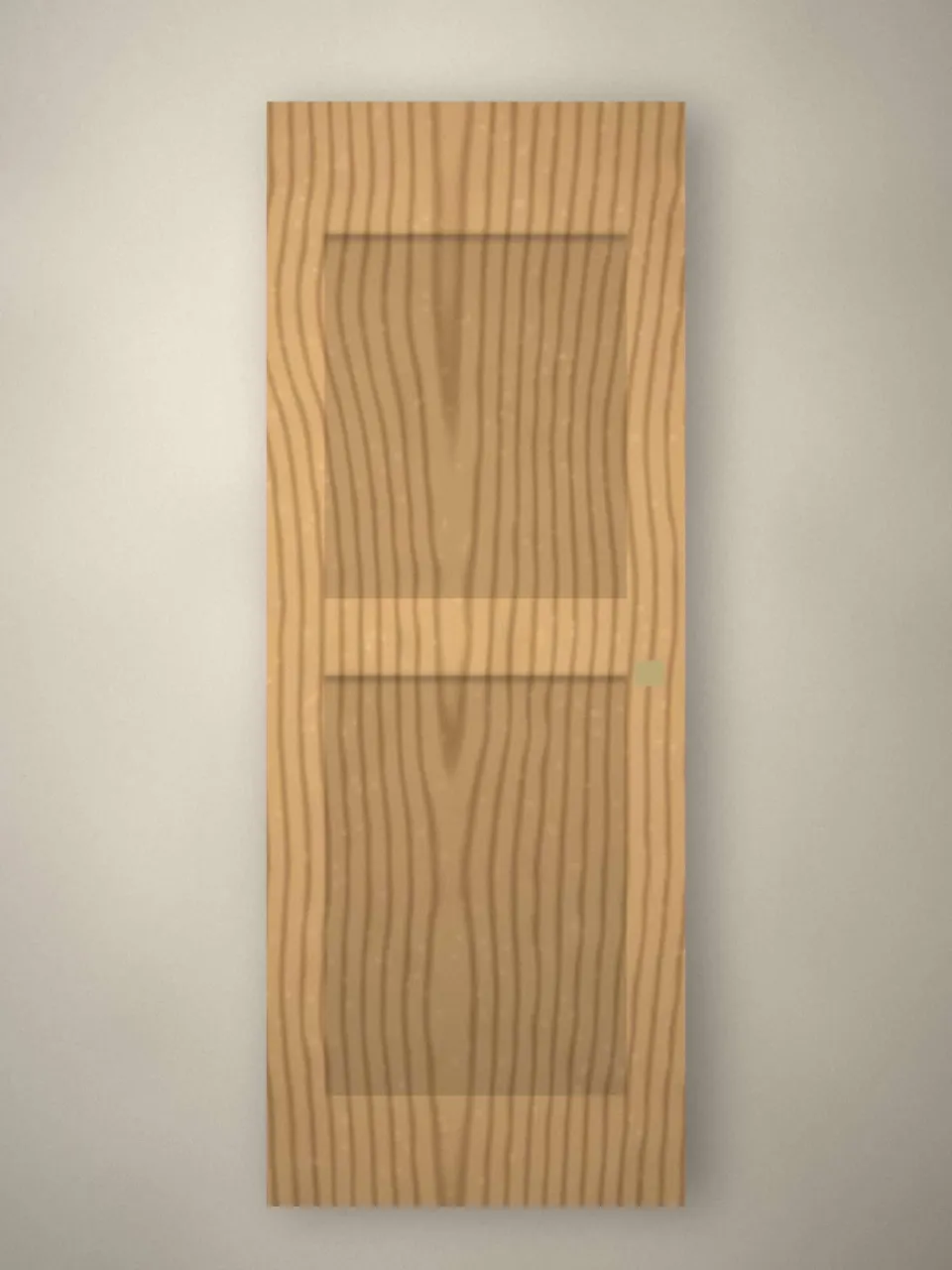 Porte intérieure en chêne à panneaux