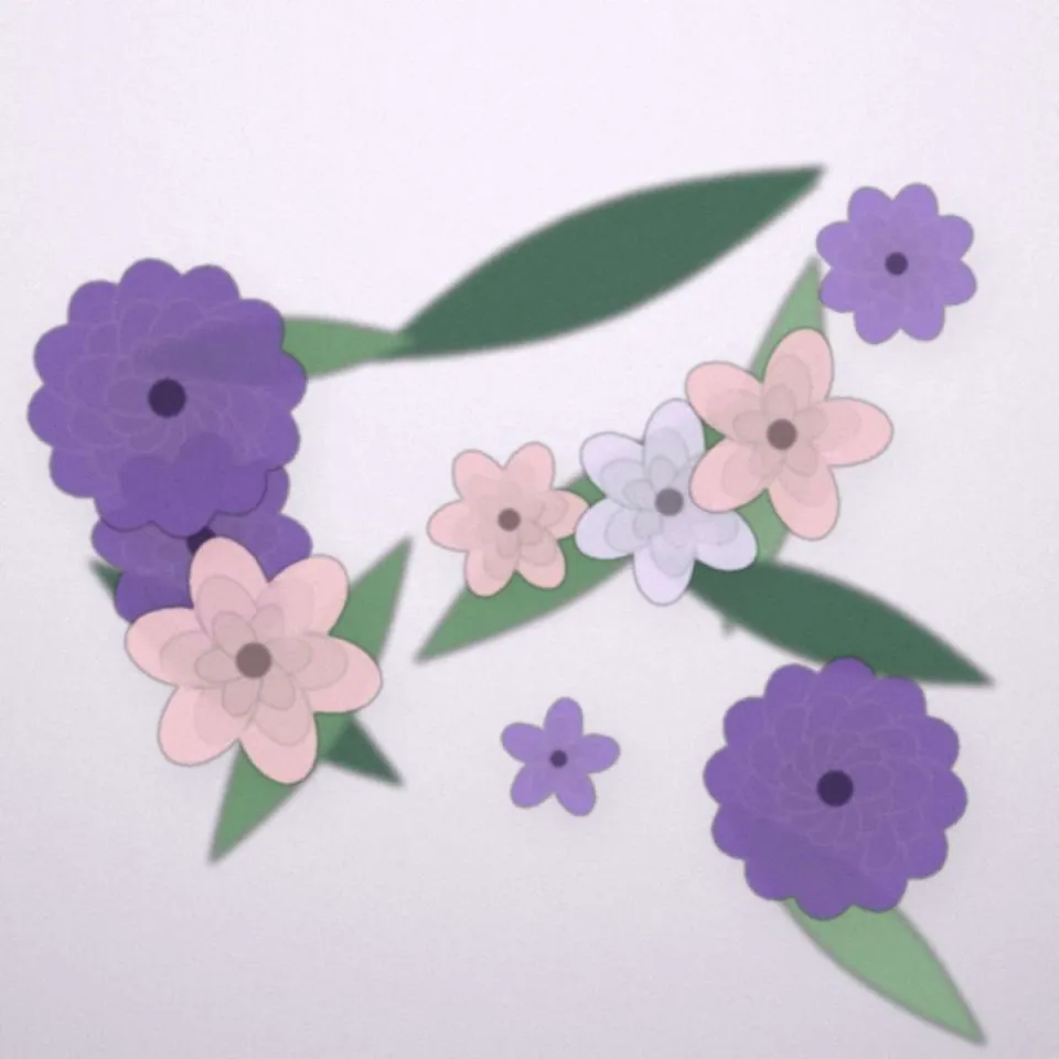 Seaux de fleurs fraîches à l'entrée de la boutique