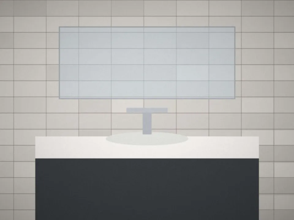 Salle de bain rénovée avec douche à l'italienne