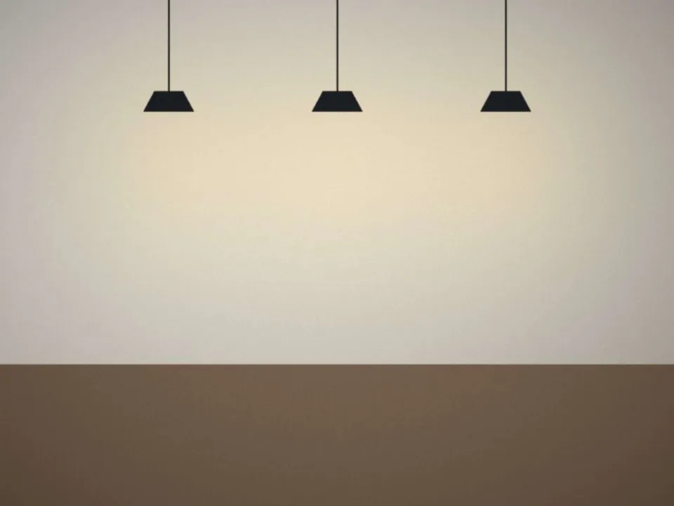 Suspensions lumineuses au-dessus d'une table