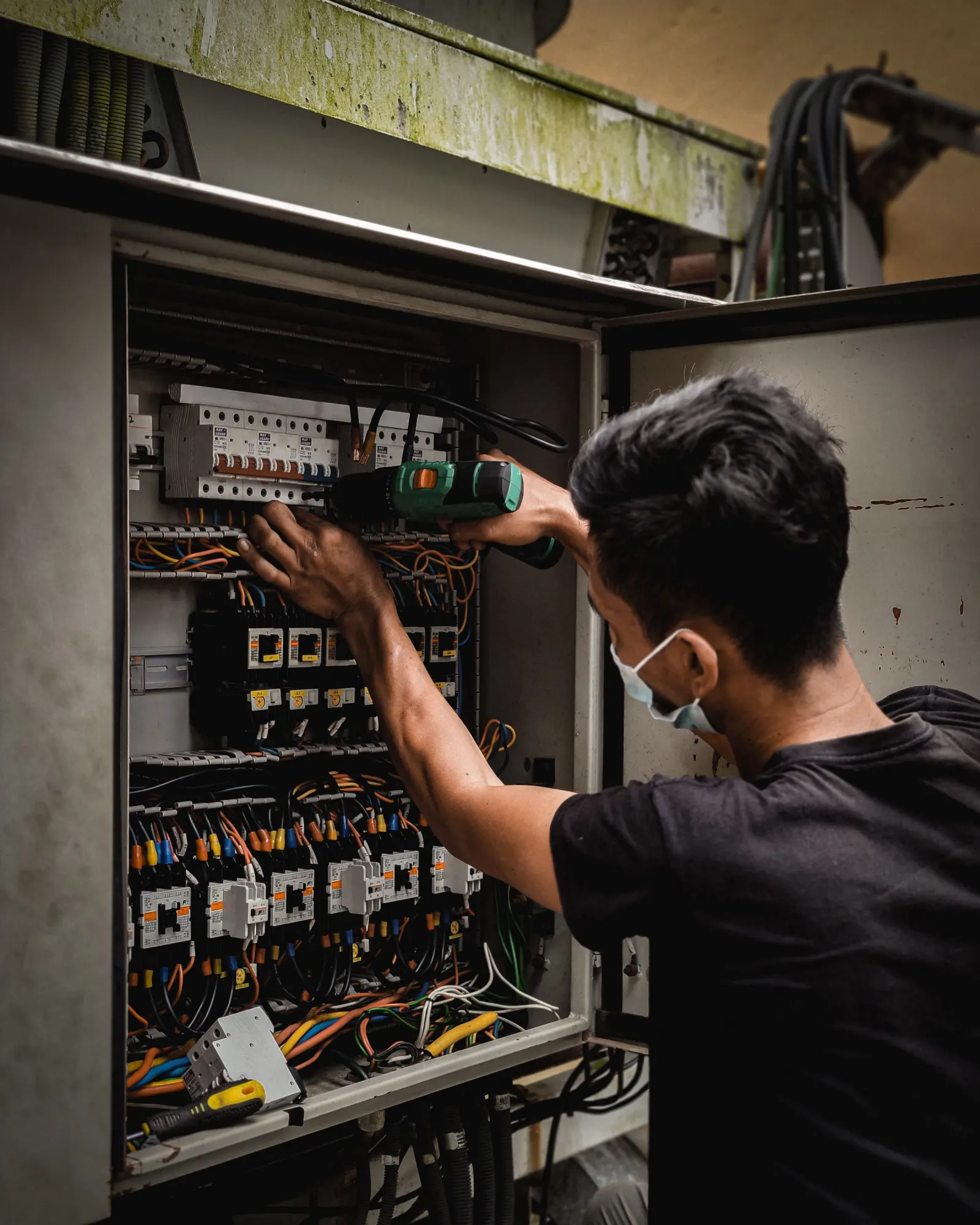 Aperçu du modèle de site Chantier — Électricien pour électricien