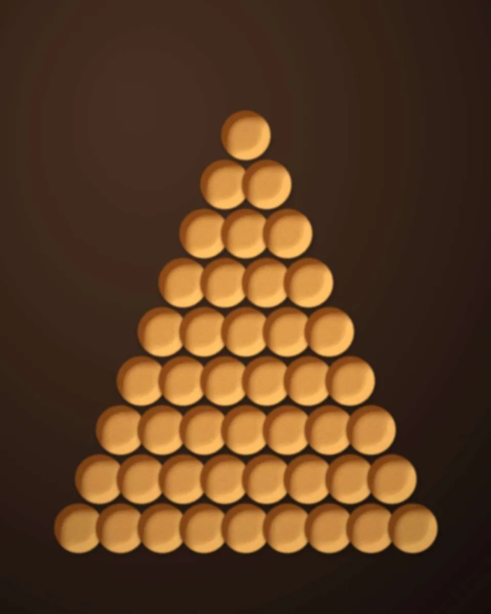 Pièce montée en choux caramélisés