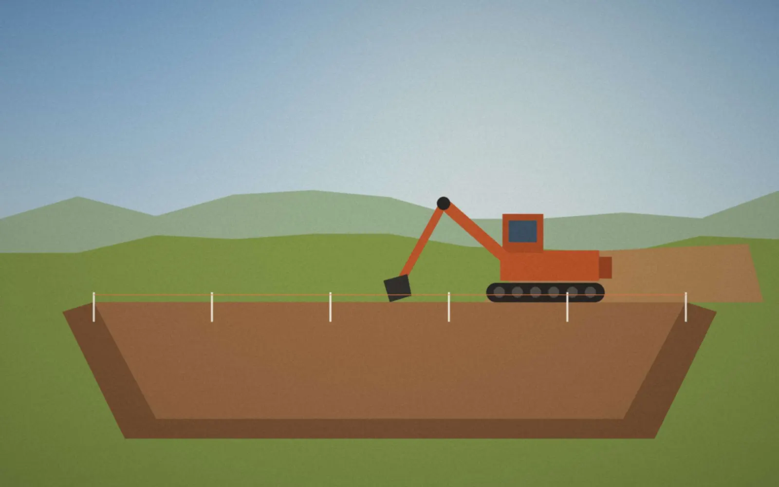Aperçu du modèle de site Canopée — Terrassier pour terrassier