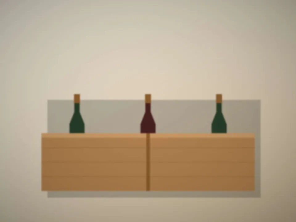 Coffrets cadeaux en bois et bouteilles prêtes à offrir