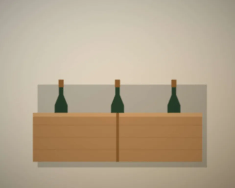 Coffret en bois de trois bouteilles, prêt à offrir