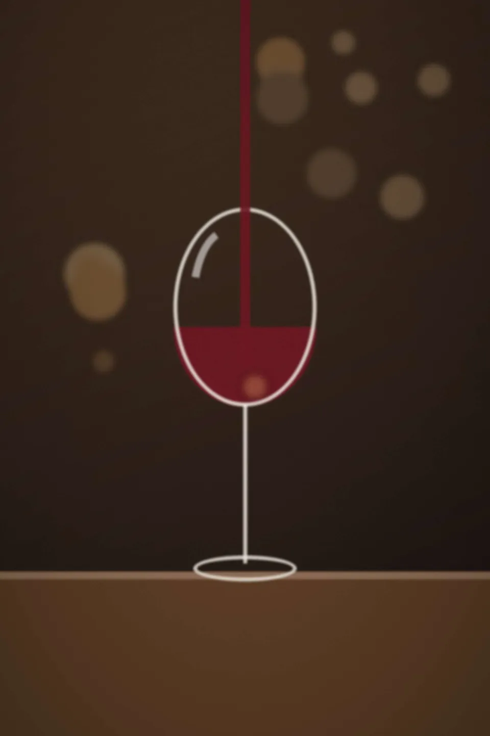 Service d'un verre de vin rouge pendant un atelier