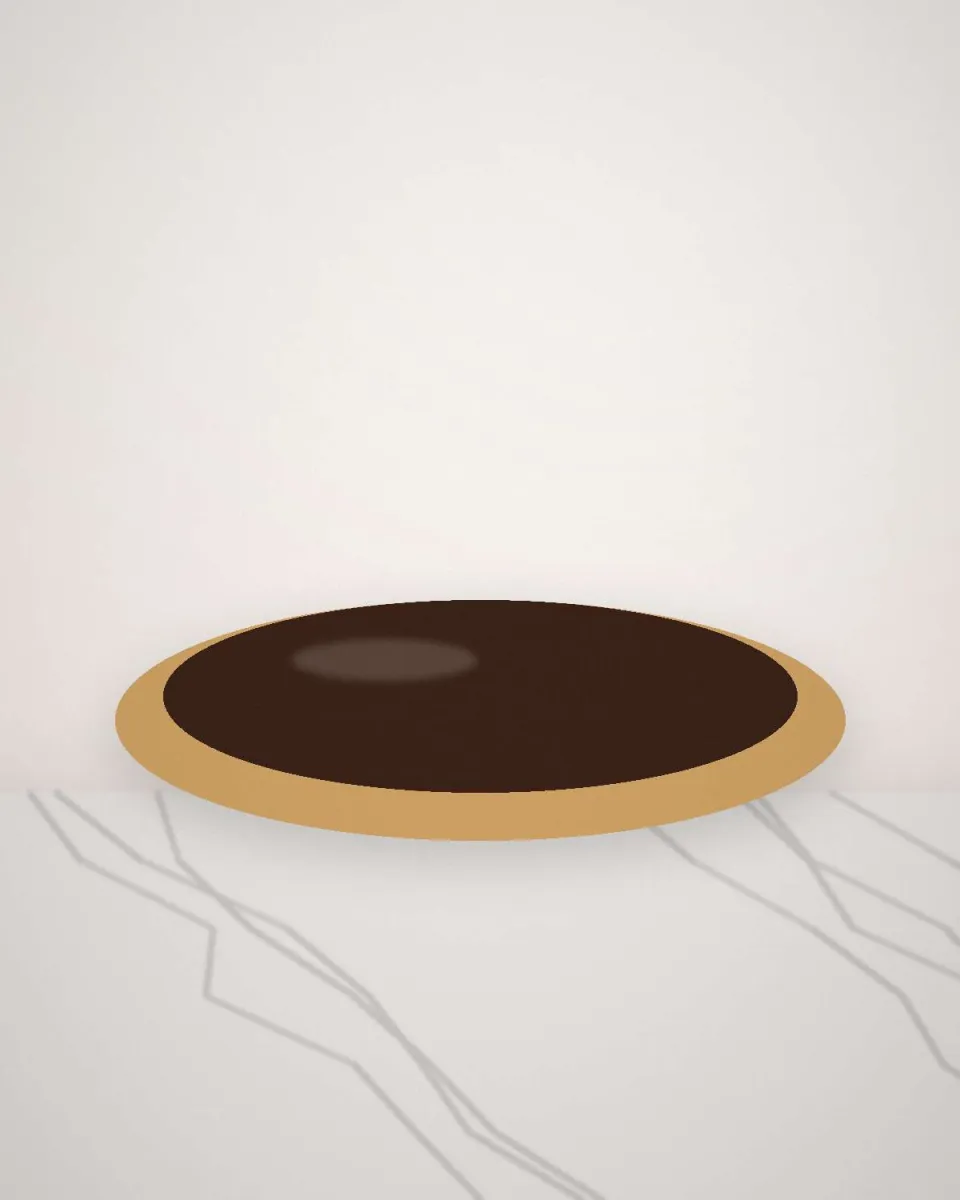 Tarte au chocolat noir, ganache brillante